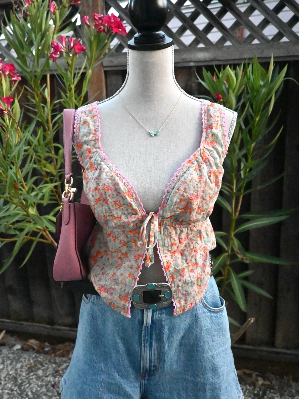 American Eagle Multi-colored Tank